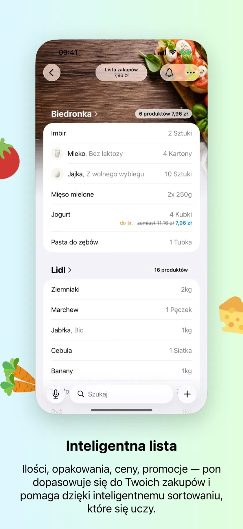 Twoja lista, posortowana jak twój sklep