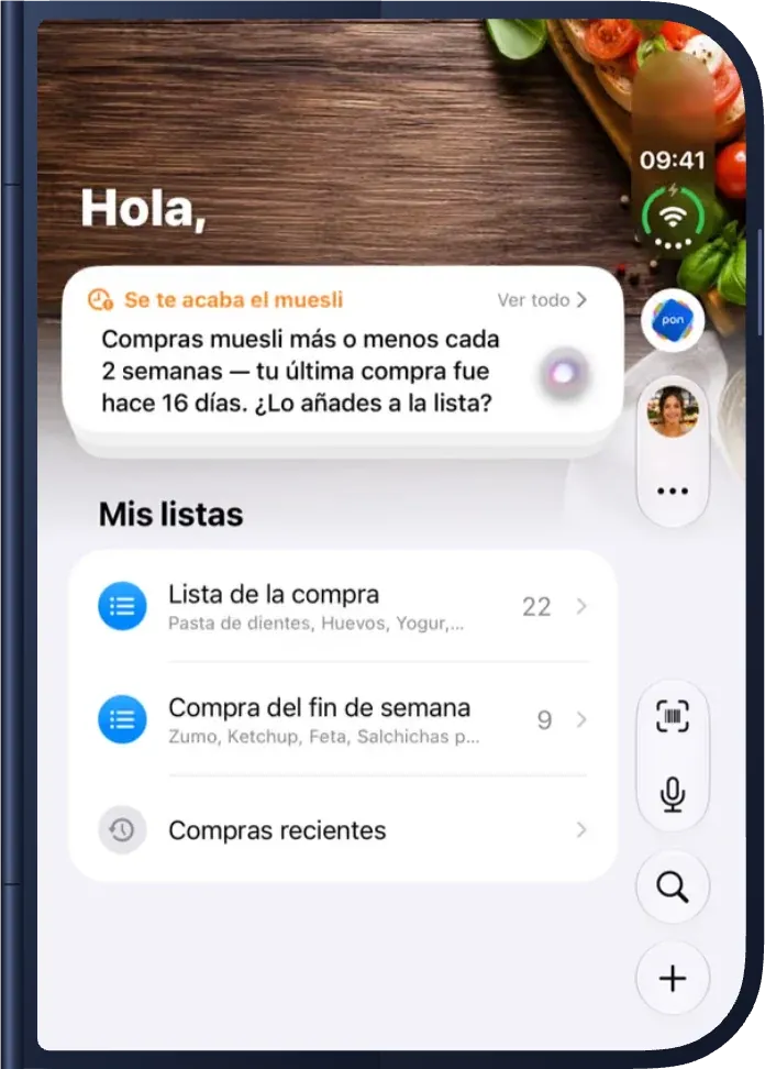 pon en el iPhone Duo cerrado